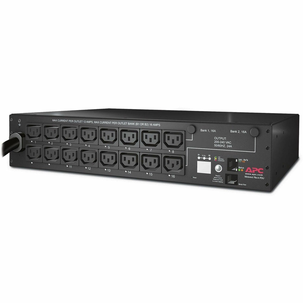 Rack PDU, Switched, 2U, 30A, 208V, (16)C13