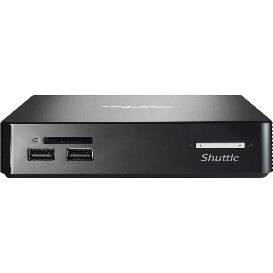 Shuttle XPC nano NS02E Desktop Computer - ARM Cortex A53 RK3368 - 2 GB - 16 GB Flash Memory Capacity - Mini PC - Black