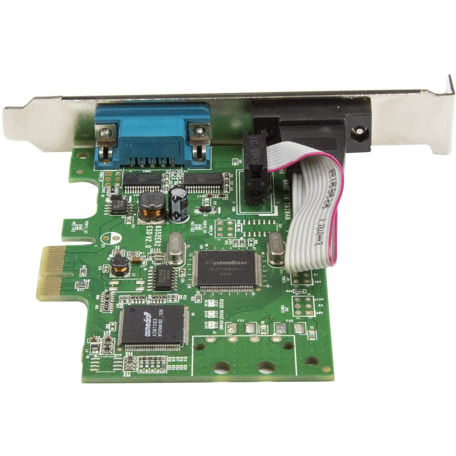 StarTech.com PCI Express Serial Card â€" 2 port â€" Dual Channel 16C1050 UART â€" Serial Port PCIe Card â€" Serial Expansion Card