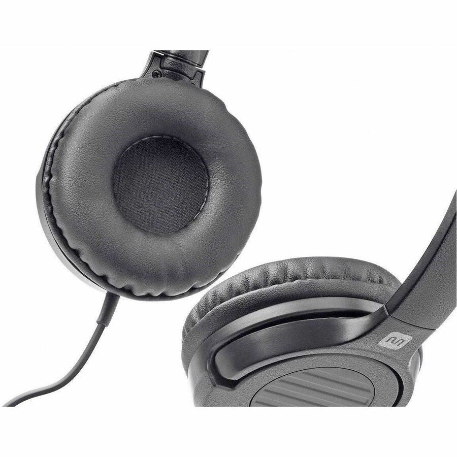 Monoprice Hi-Fi Lightweight On-Ear Headphones with Inline Microphone & Controller
