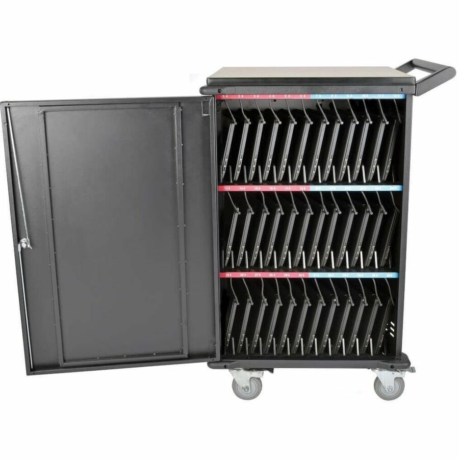 Eaton Tripp Lite Series 36-Device AC Mobile Charging Cart - Laptops and Chromebooks, 120V, NEMA 5-15P, 10 ft. (3.1 m) Cord, Black