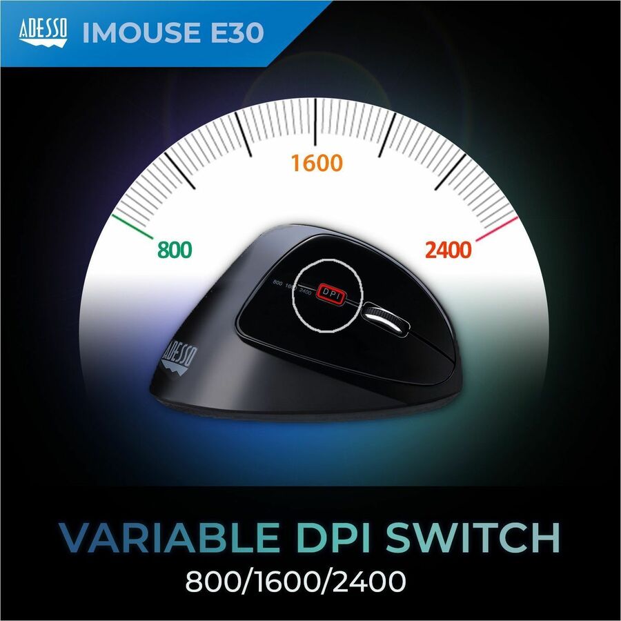 WRLS VERT PROGRAMABLE MOUSE