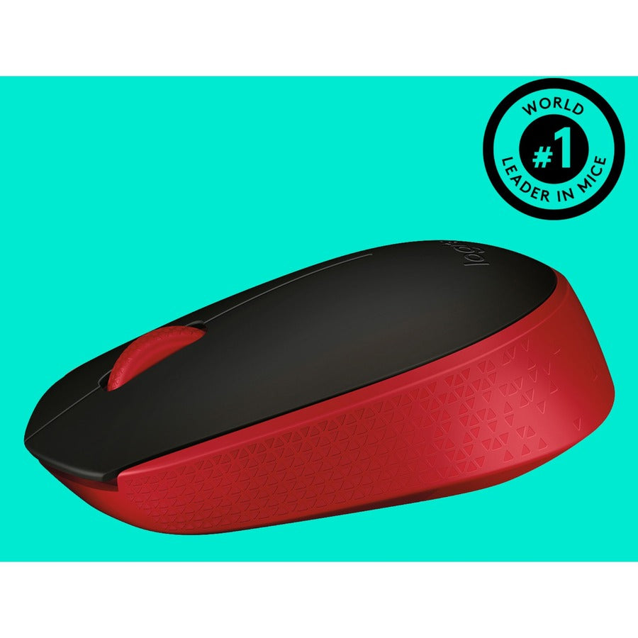 Logitech M170 Wireless Compact Mouse (Red)