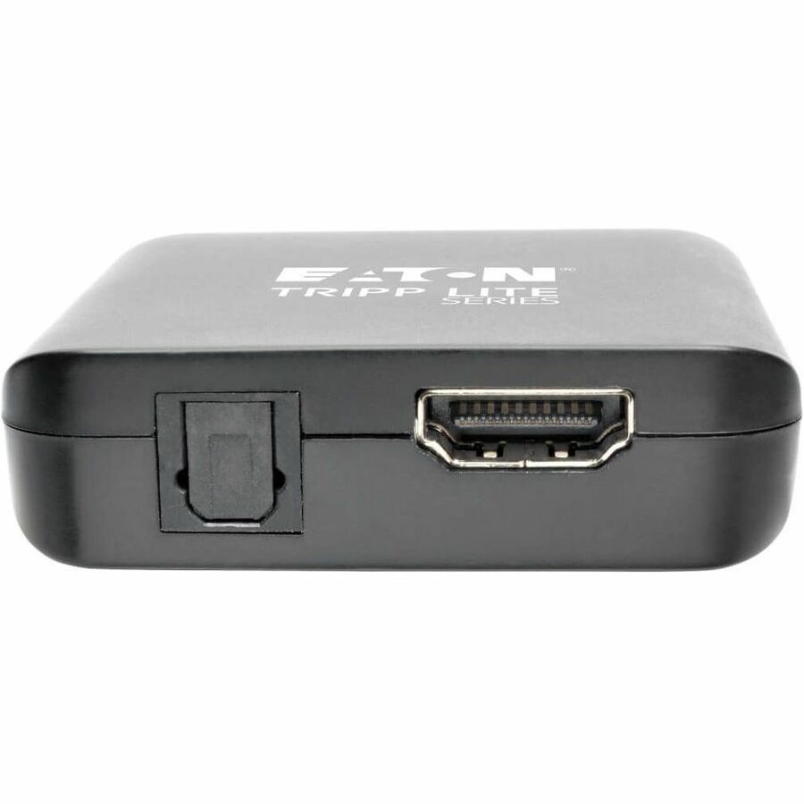 Eaton Tripp Lite Series 4K HDMI Audio De-Embedder/Extractor with TOSLINK and 3.5 mm Stereo Output, 5.1 Channel, HDCP, 4K 30Hz, 6-in. (15.24 cm)
