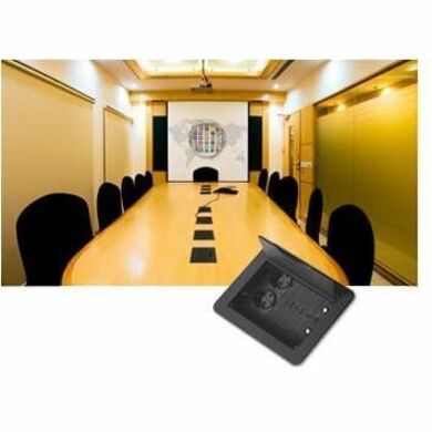 Kramer Table Mount Modular Multi-Connection Solution - Tilt-Up Lid