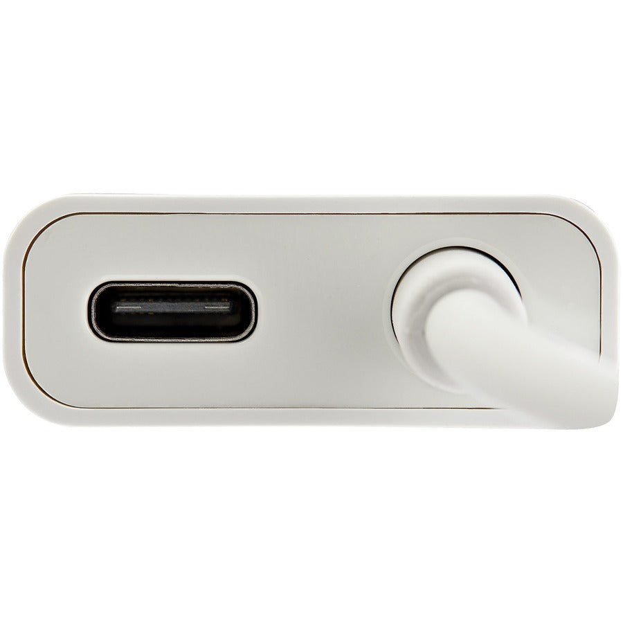 StarTech.com USB C to HDMI 2.0 Adapter 4K 60Hz with 60W Power Delivery Pass-Through Charging - USB Type-C to HDMI Video Converter - White