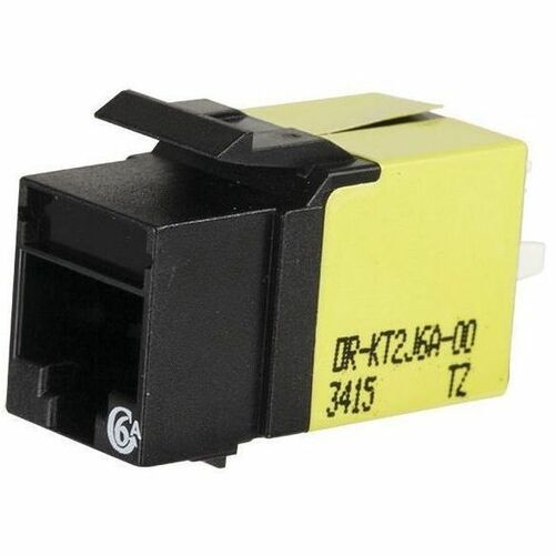 Ortronics Category 6a Keystone Jack, Lacing Cap Termination, Purple