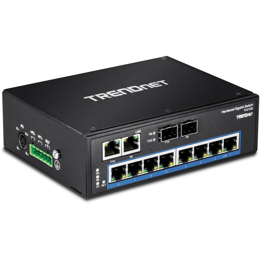 10Port HI Gigabit DinRailSwitc