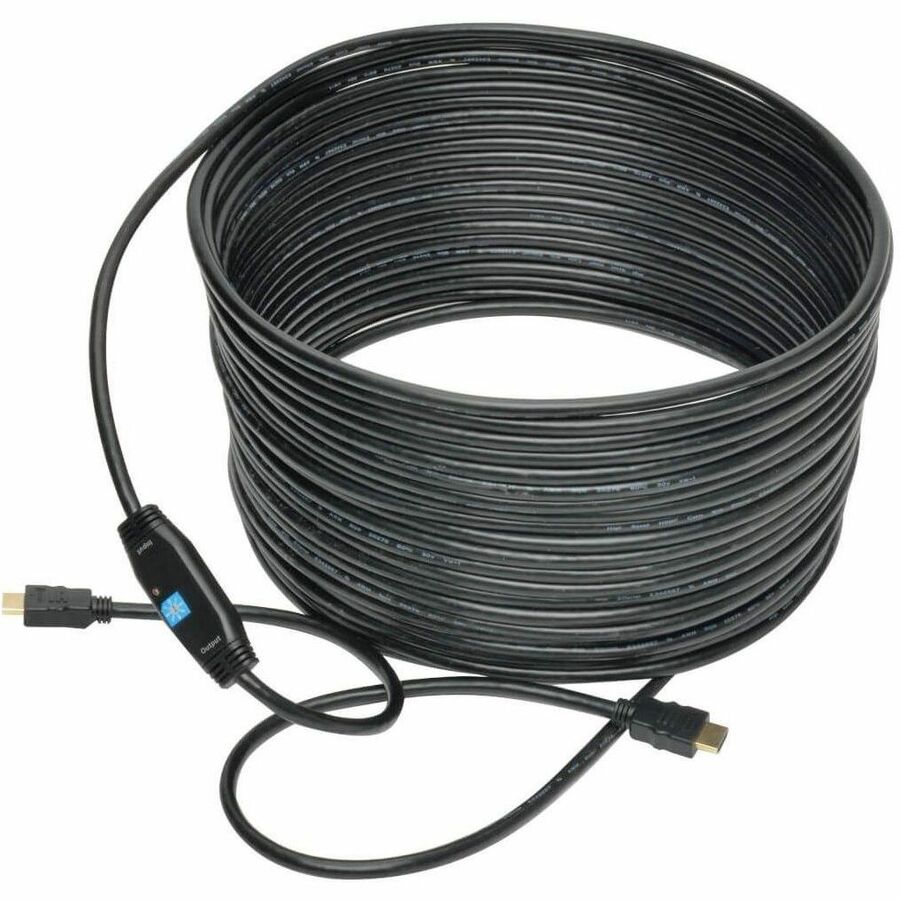 Eaton Tripp Lite Series Active High-Speed HDMI Cable with Built-In Signal Booster (M/M), Black, 50 ft. (15 m)
