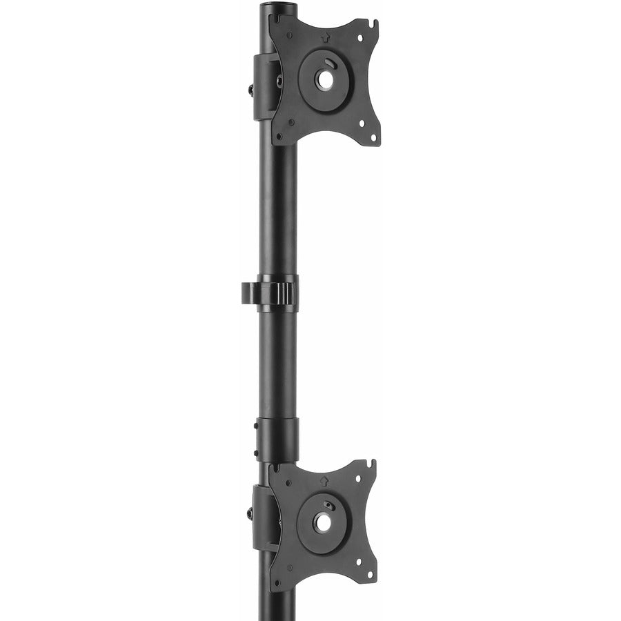 StarTech.com Desk Mount Dual Monitor Mount, Vertical, Steel Dual Monitor Arm, For VESA Mount Monitors up to 27" (22lb/10kg), Adjustable