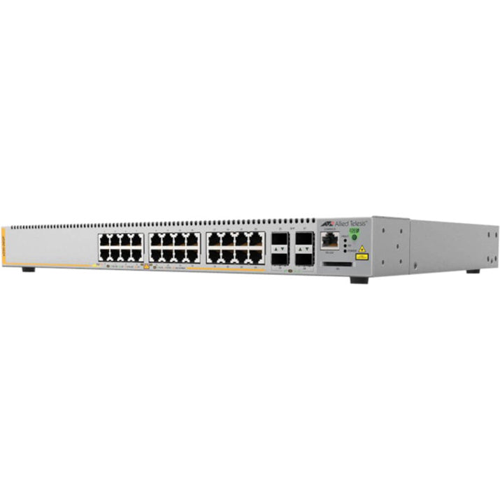 Allied Telesis L3 Switch with 24 x 10/100/1000T PoE Ports and 4 x 100/1000X SFP Ports