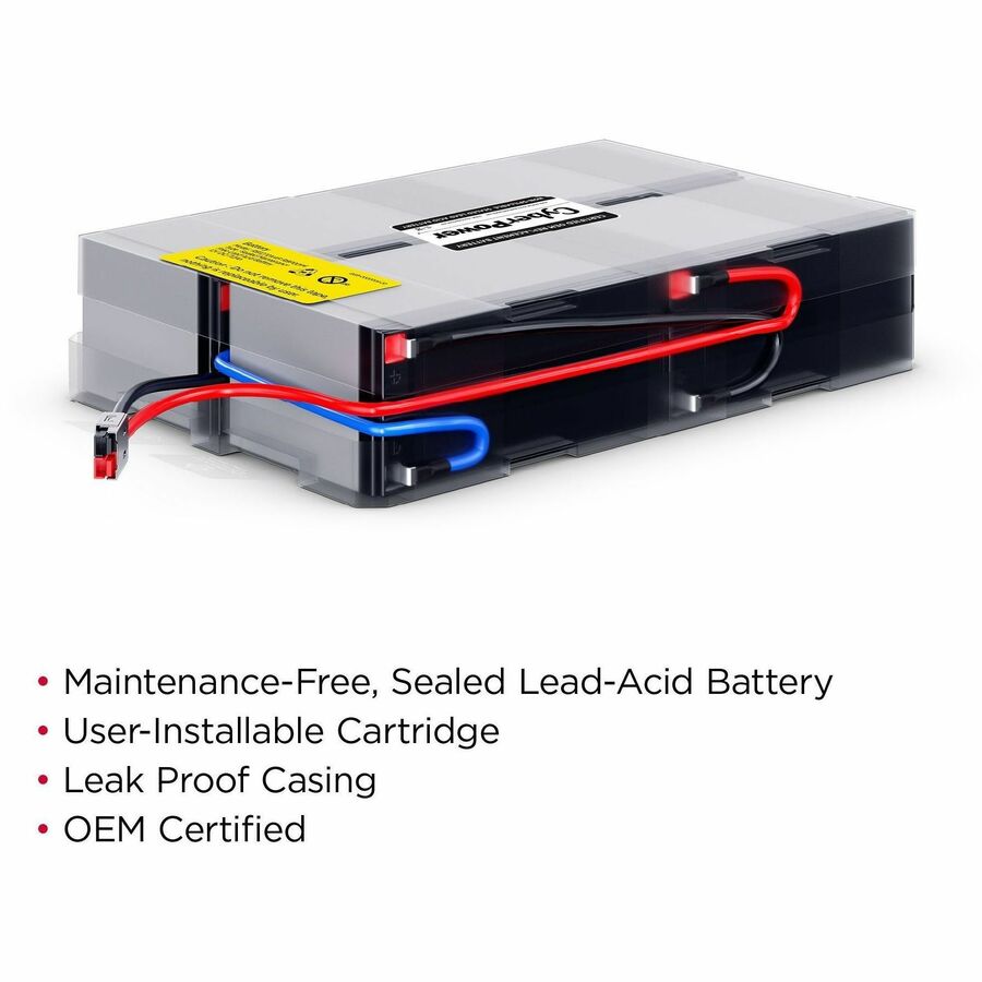 CyberPower RB1270X4F Replacement Battery Cartridge