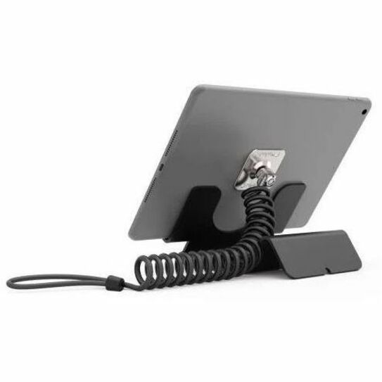 Compulocks Universal Tablet Holder Black with Coiled Cable Lock Black