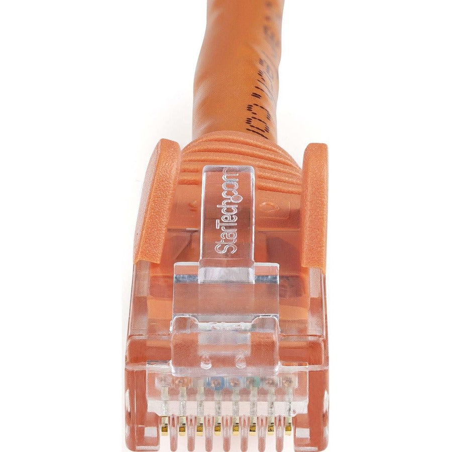 StarTech.com 150ft CAT6 Ethernet Cable - Orange Snagless Gigabit 100W PoE UTP 650MHz Category 6 Patch Cord UL Certified Wiring/TIA