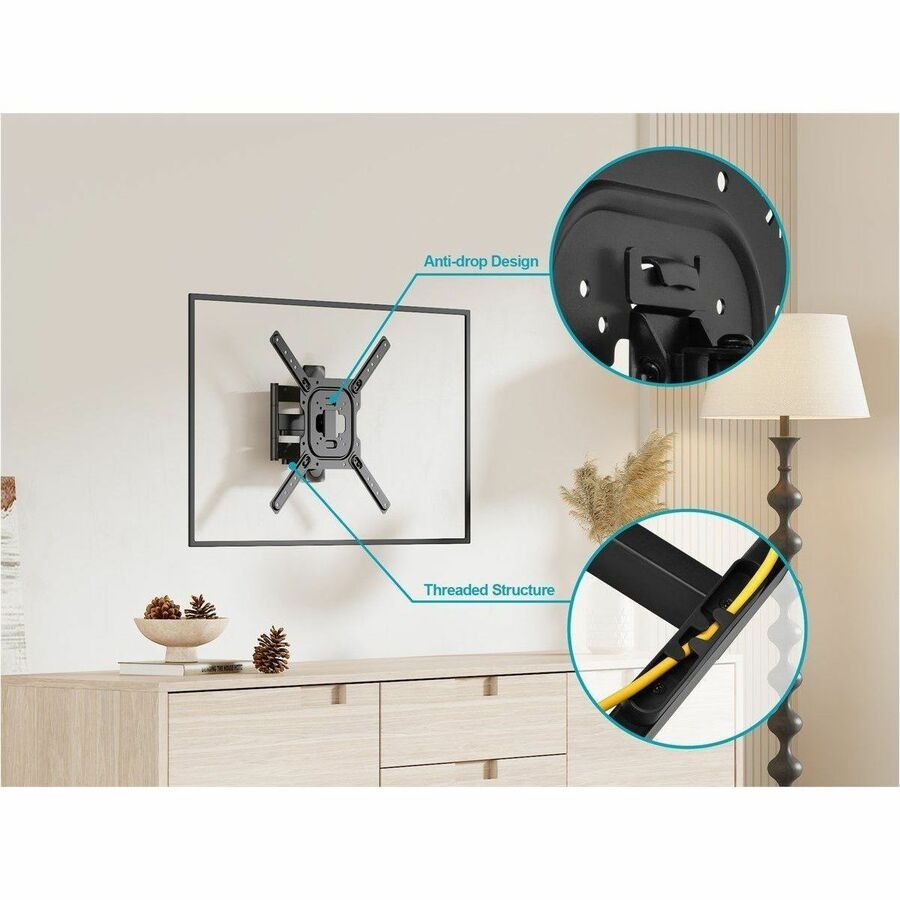 Monoprice Mounting Bracket for TV, Monitor, Display - Black