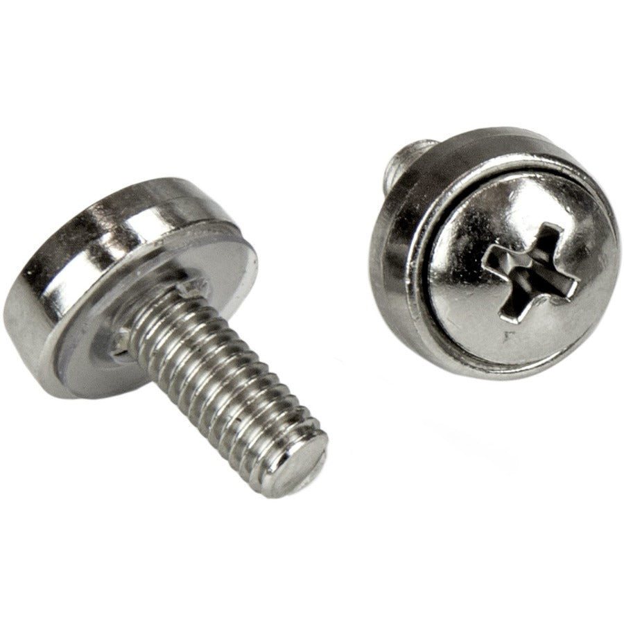 StarTech.com Rack Screws - 20 Pack - Installation Tool - 12 mm M5 Screws - M5 Nuts - Cabinet Mounting Screws and Cage Nuts
