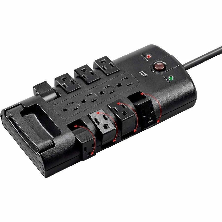 Monoprice Obsidian 15874 12-Outlets Surge Suppressor/Protector