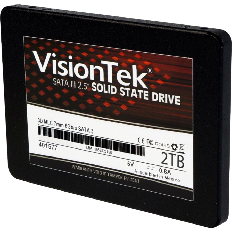 VisionTek 2TB 3D MLC 7mm 2.5" SSD