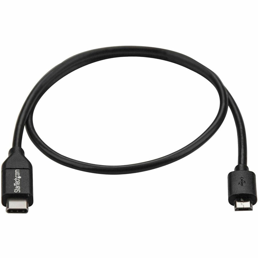 StarTech.com 0.5m USB C to Micro USB Cable - M/M - USB 2.0 - USB-C to Micro USB Charge Cable - USB 2.0 Type C to Micro B Cable