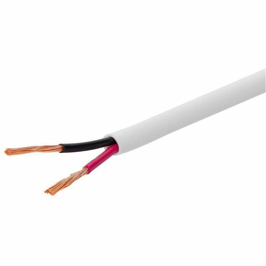 Monoprice Speaker Wire, CL2 Rated, 2-Conductor, 12AWG, 1000ft, White