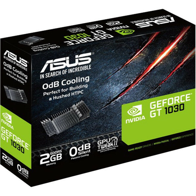 Asus NVIDIA GeForce GT 1030 Graphic Card - 2 GB GDDR5 - Low-profile