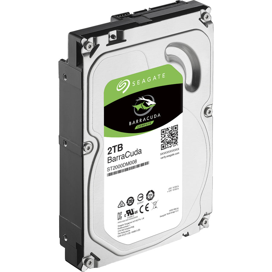 Seagate BarraCuda ST2000DM008 2 TB Hard Drive - 3.5" Internal - SATA (SATA/600)