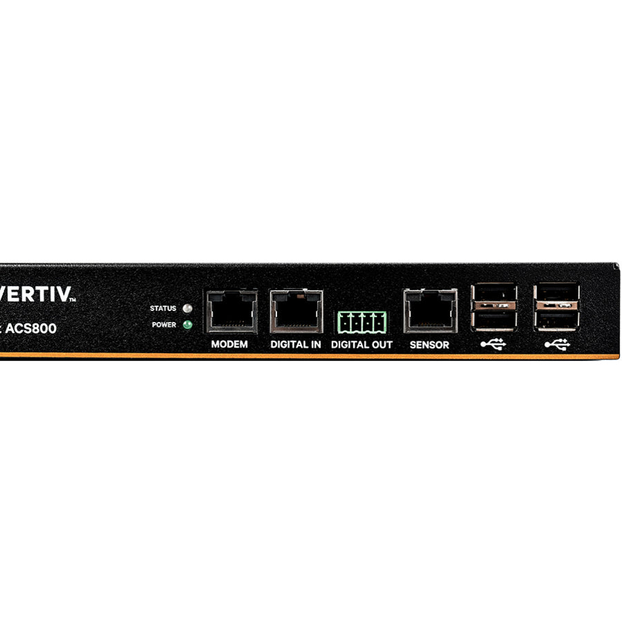 Vertiv Avocent ACS800 - 4-PortSerial Console with external AC/DC Power Brick - US Power Cord