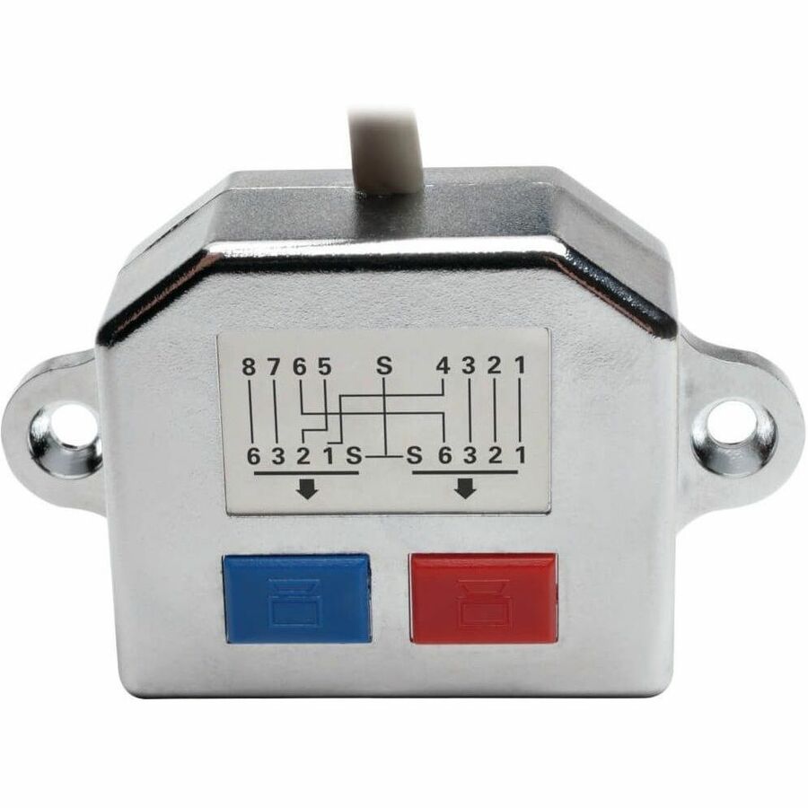 6IN RJ45 SPLITTER ADAPTER CABLE