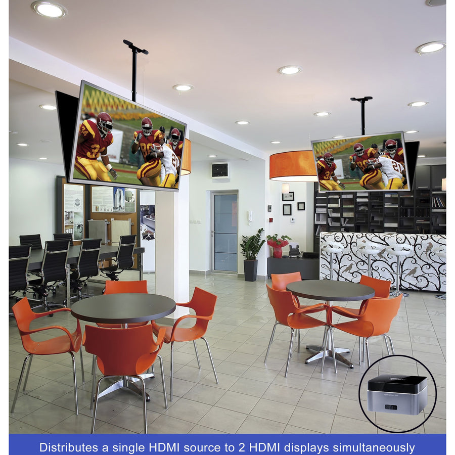 SIIG Premium 2-Port HDMI Splitter with EDID - 4Kx2K 60Hz