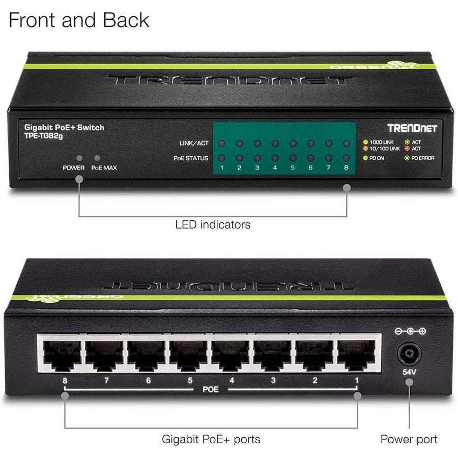 8Port Gigabit PoE Switch