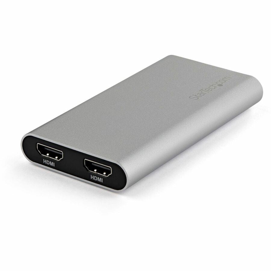 StarTech.com Thunderbolt 3 to Dual HDMI 2.0 Adapter - 4K 60Hz Dual Monitor TB3 HDMI Video Adapter - Thunderbolt 3 Certified -Mac & Windows