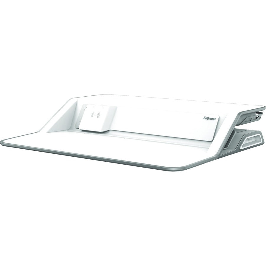 Fellowes Lotus™ DX Sit-Stand Workstation - White