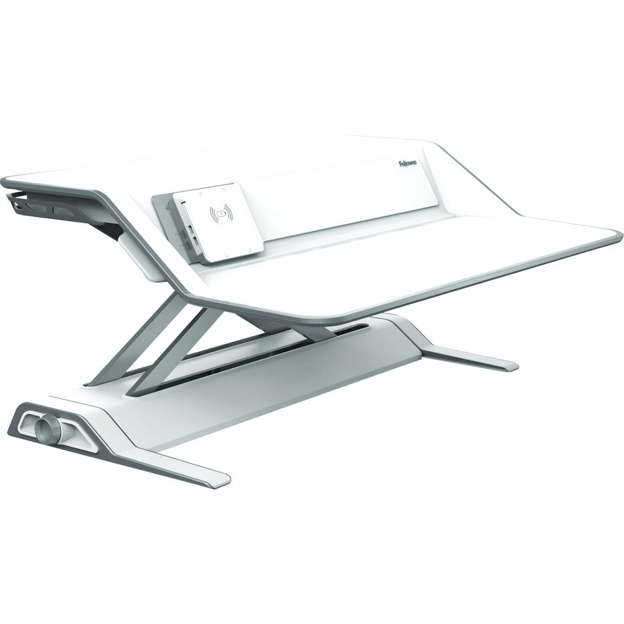 Fellowes Lotus™ DX Sit-Stand Workstation - White