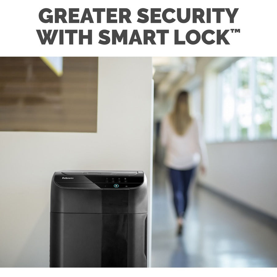 Fellowes® AutoMax™ 350C Cross-Cut Commercial Office Auto Feed 2-in-1 Paper Shredder with 350 Sheet Capacity