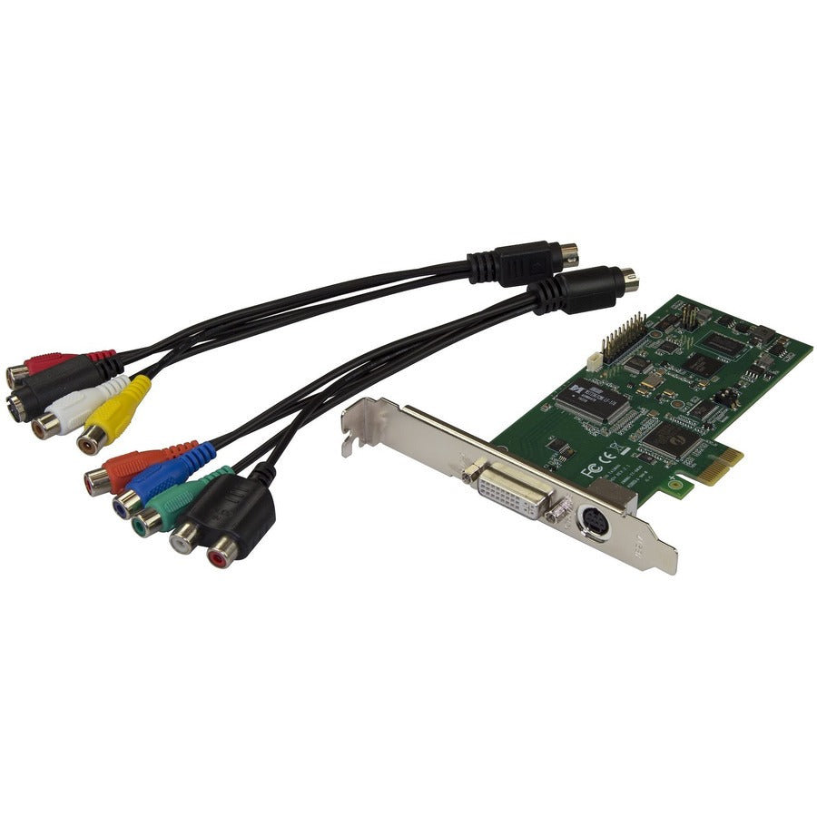 StarTech.com PCIe Video Capture Card, Internal Capture Card, HDMI, VGA, DVI, and Component, 1080P at 60 FPS, TAA
