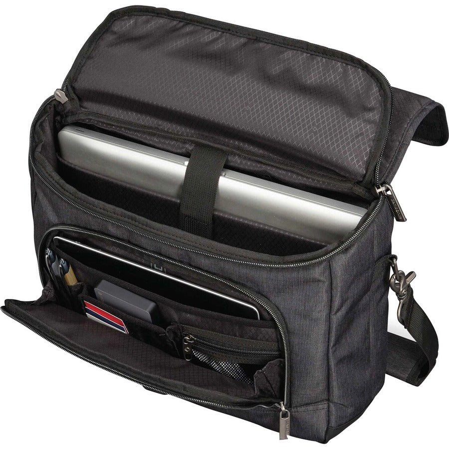 Samsonite Modern Utility Carrying Case (Messenger) for 15.6" Apple iPad Notebook, Tablet - Charcoal Heather, Charcoal