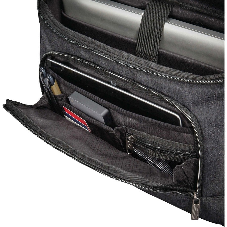 Samsonite Modern Utility Carrying Case (Messenger) for 15.6" Apple iPad Notebook, Tablet - Charcoal Heather, Charcoal
