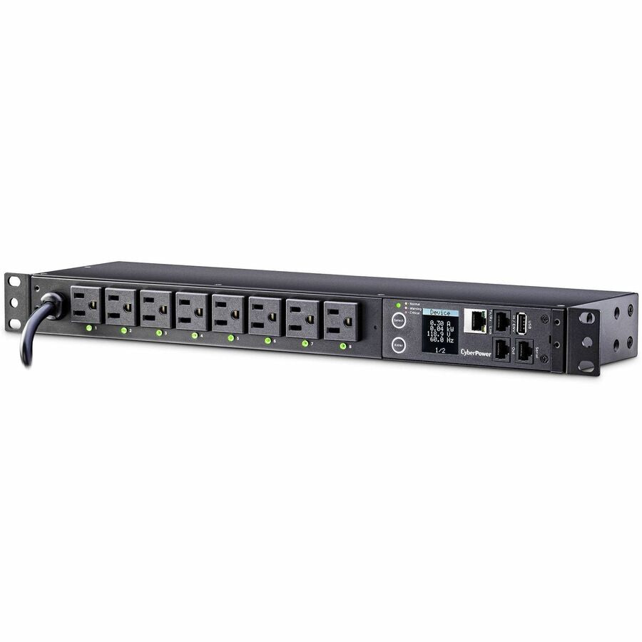 CyberPower PDU41001 Single Phase 100 - 120 VAC 15A Switched PDU