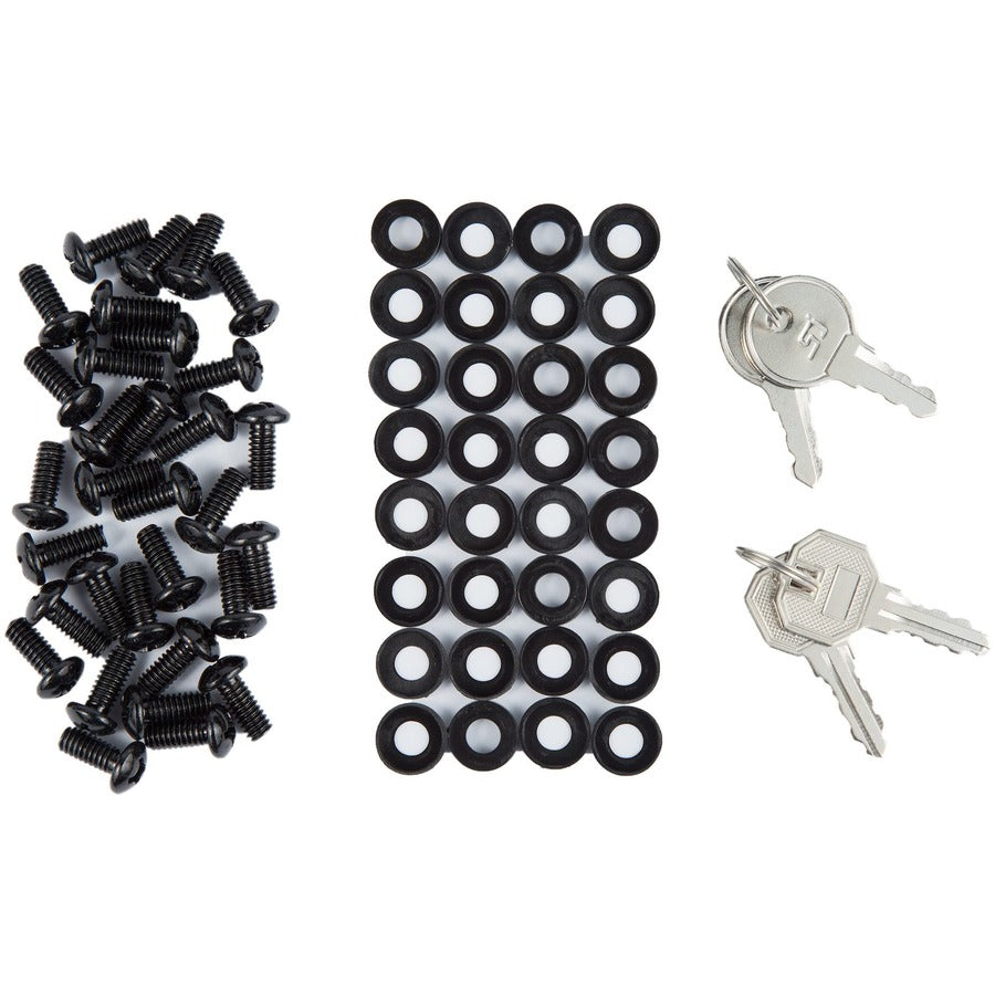 StarTech.com 8U 19" Vertical Wall Mount Server Rack Cabinet Enclosure - Low Profile (15") - 30" Deep Locking w/2U for Network IT Equipment