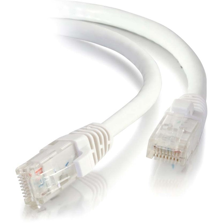 C2G-100ft Cat5e Snagless Unshielded (UTP) Network Patch Cable - White