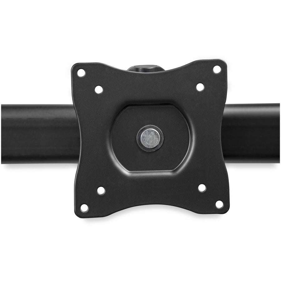 StarTech.com Triple Monitor Stand, Crossbar, Steel & Aluminum, For VESA Mount Monitors up to 27"(17.6lb/8kg), Monitor Stand, 3 Monitor Arm