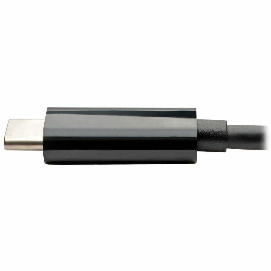 Eaton Tripp Lite Series 3-Port USB-C Hub - USB 3.x (5Gpbs) Hub Ports, Gigabit Ethernet, 60W PD Charging, Black