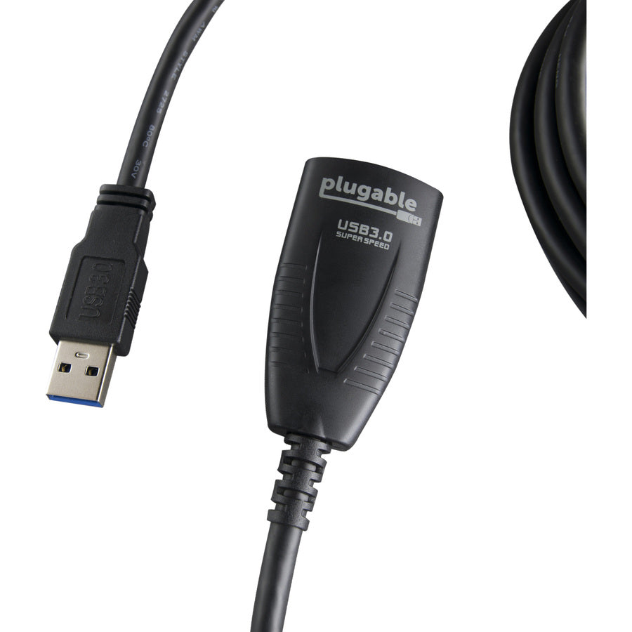 Plugable 5 Meter (16 Foot) USB 3.0 Active Extension Cable