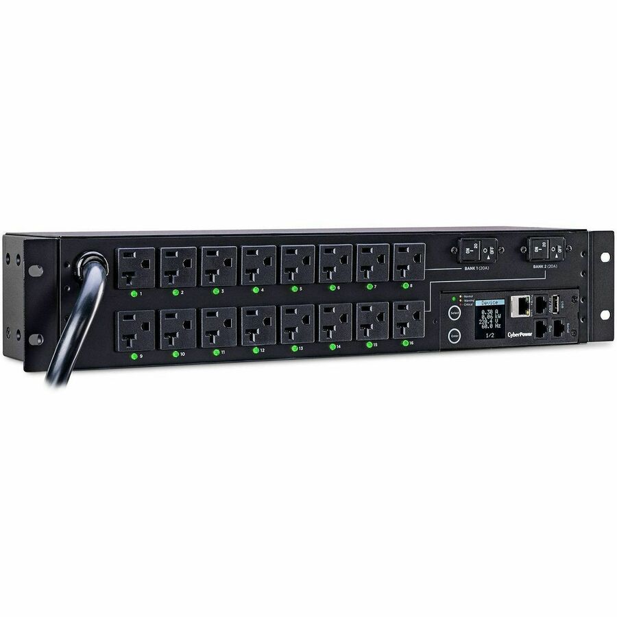 CyberPower PDU41003 Single Phase 100 - 120 VAC 30A Switched PDU