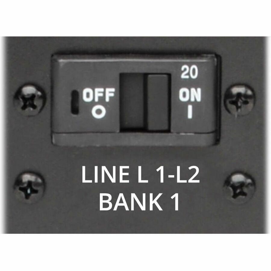 Eaton 10kW 200-240V 3PH Switched PDU - LX Interface, Gigabit, 30 Outlets, L21-30P Input, LCD, 1.8 m Cord, 0U 1.8 m Height, TAA