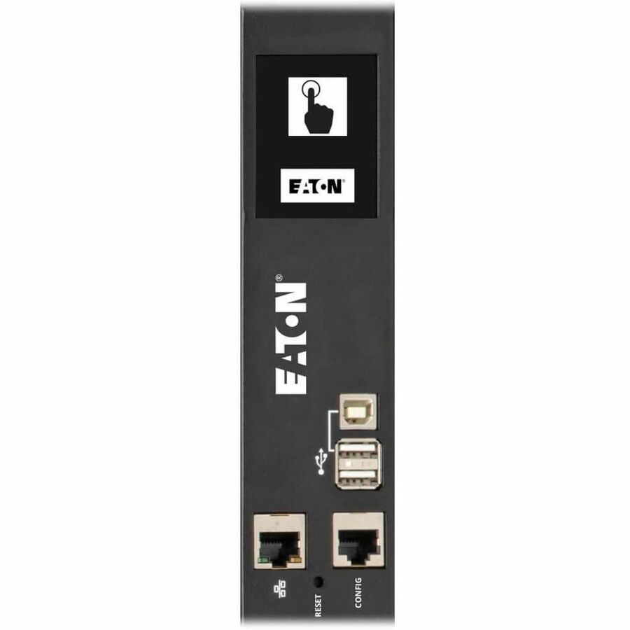 Eaton 10kW 200-240V 3PH Switched PDU - LX Interface, Gigabit, 30 Outlets, L21-30P Input, LCD, 1.8 m Cord, 0U 1.8 m Height, TAA
