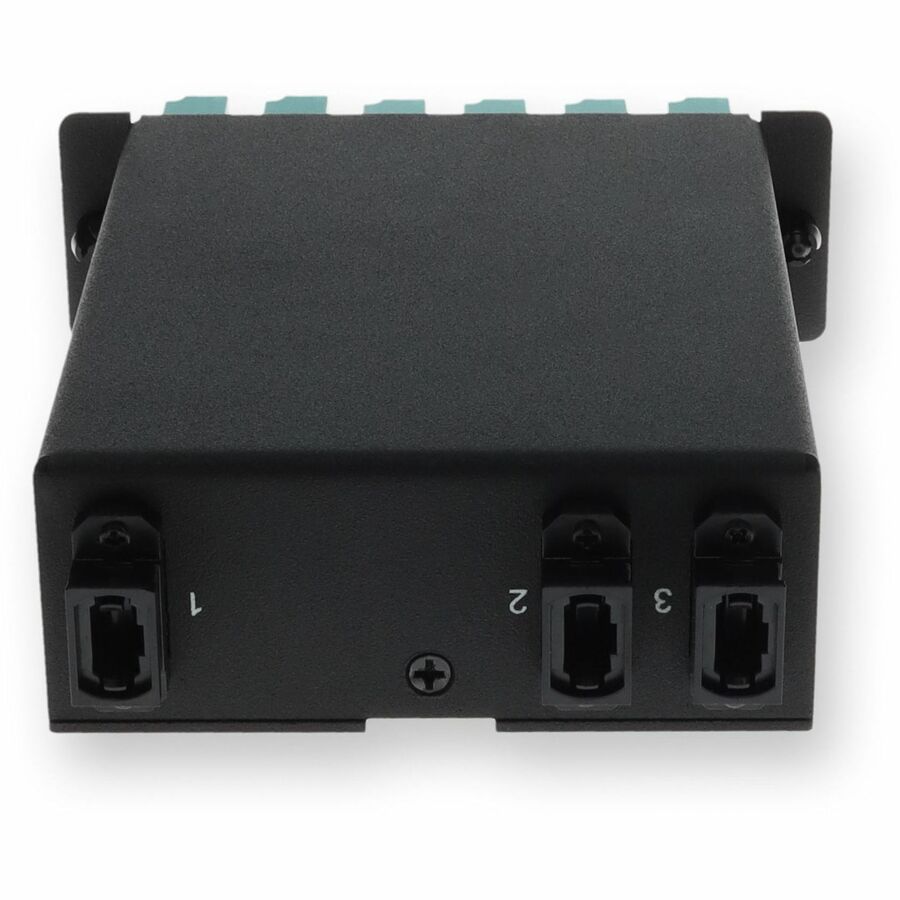 AddOn 4-Bay Cassette 3x 12-Fiber MPO In, 12 LC Duplex Out, Multi-mode Duplex OM4