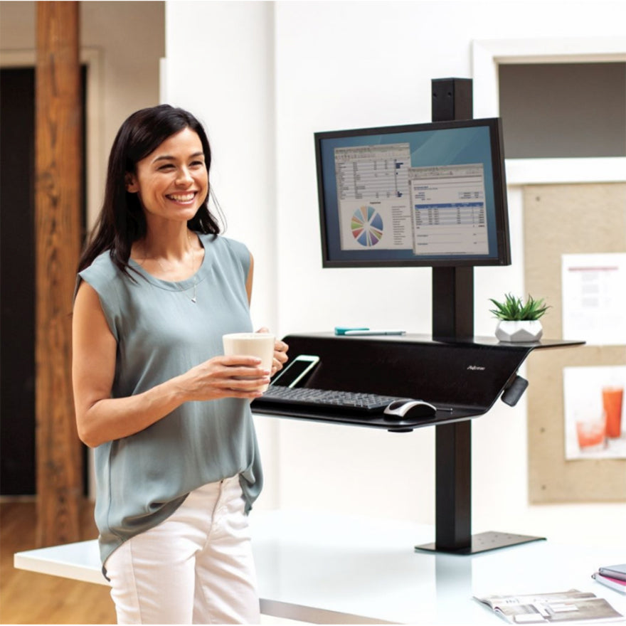 Fellowes Lotus™ VE Sit-Stand Workstation - Single