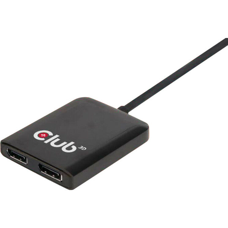 Club 3D Multi Stream Transport (MST) Hub DisplayPort 1.2 Dual Monitor USB Powered