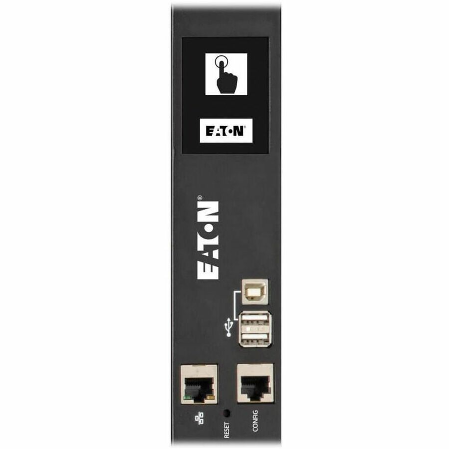 Eaton 10kW 200-240V 3PH Switched PDU - LX Interface, Gigabit, 30 Outlets, L21-30P Input, LCD, 3 m Cord, 0U 1.8 m Height, TAA
